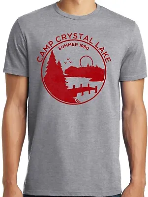 PubliciTeeZ Big And Tall 1980 Camp Crystal Lake Counselor Funny Horror T Shirt • $14.99