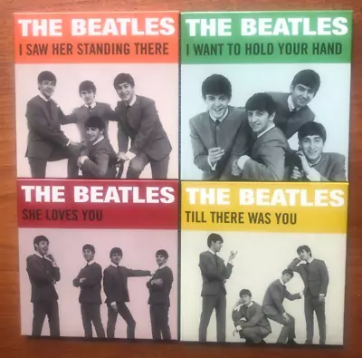 The Beatles Complete Set Of 3” Vinyl Singles Rsd 2024 Sealed 4 Posters Exclusive • $189