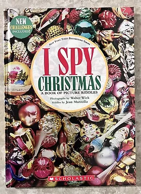 I Spy Christmas: A Book Of Picture Riddles -- Jean Marzollo - Hardcover • $14.99