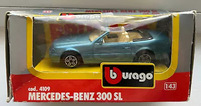 BBURAGO No. 4109 MERCEDES-BENZ 300 SL LIGHT BLUE 1:43 BOXED • $3.69