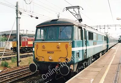 Railway Photo 6x4 Class 86 86221 Colchester Station C2004 Anglia • £1.50