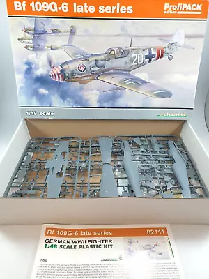 Eduard Profipack 1:48 Messerschmitt Bf 109G-6 Late Series Aircraft Model Kit • £24.99