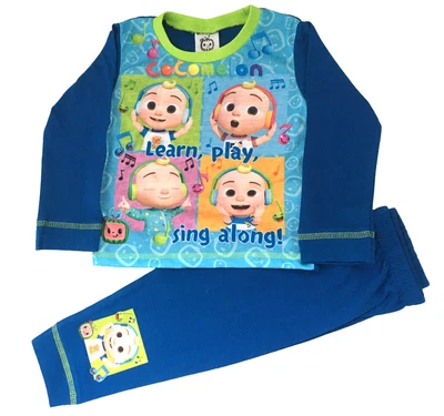 £6.45 • Buy Boys COCOMELON Pyjamas, Pjs 12mths - 4 Yrs Character Nightwear