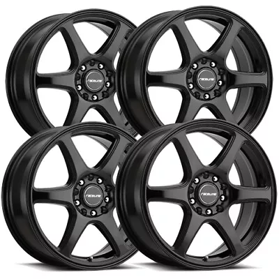 (Set-4) Raceline 146B Matrix 14x5.5 5x100/5x4.5  +35mm Gloss Black Wheels Rims • $540