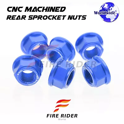 Blue Rear Sprocket Nuts M8 For MV Agusta F4 1000 RR 10-12 13 14 15 16 17 18 19 • $30.67