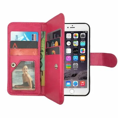 Leather Flip Case Magnetic Wallet PU Cover For Apple IPhone 11 Pro Max X XR 8 7 • $9.89