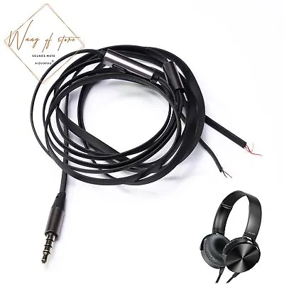 £9.49 • Buy DiY Replace Cable For SONY MDR ZX100 XB200 XB350 XB450 XB600 Headphone Line Wire