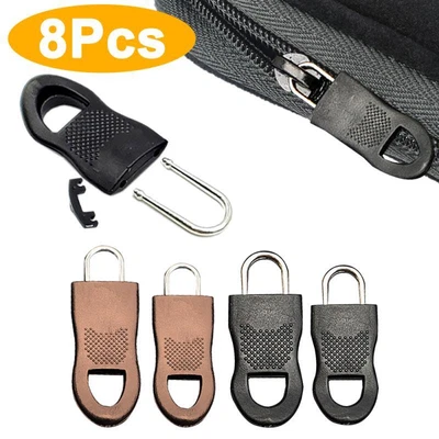 $14.99 • Buy Tirador De Cremallera De Repuesto Para Ropa, Carteras, Bolsos, Zapatos,.. (8pcs)