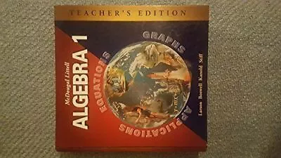 McDougal Littell Algebra 1: Applications Equations Graphs Teacher's Editio… • $19.02