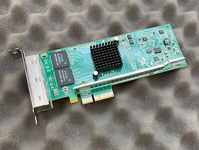 Silicom PE2G4I35L V:1.3 Quad Port Copper Gigabit Ethernet Adapter PCI-e Card • £68.99