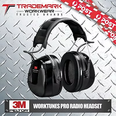 3M PELTOR Pro AM/FM Radio Headset 32dB (HRXS221A) 32dB RRP$217.95 • $189.95