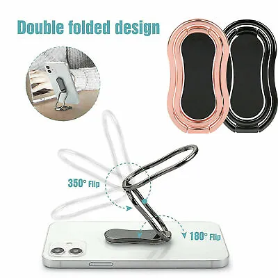 Magnetic Finger Ring Stand Grip 360° Rotating Cell Phone Mount Universal Holder • $6.95