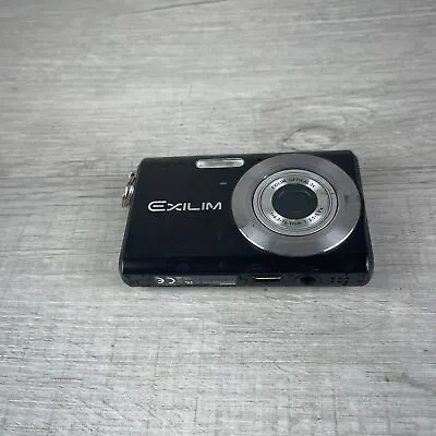 Casio Exilim EX-Z60 Silver 6MP 2.5  LCD 3x Optical Zoom Digital Camera For Parts • $17.85