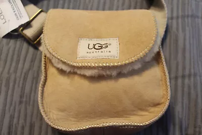 Ugg Australia Leather/Shearling Waist/Belt Bag • $40