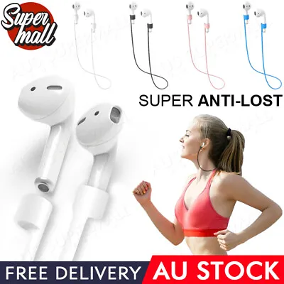 $3.54 • Buy Anti Lost Strap String Rope Soft Silicone Holder Cable Cord Airpods Pro Earbuds