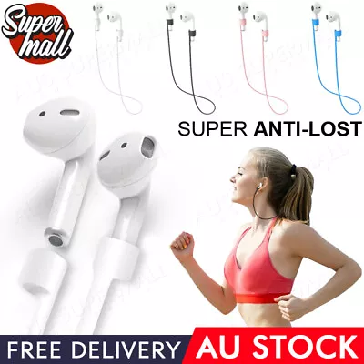 Anti Lost Strap String Rope Soft Silicone Holder Cable Cord Airpods Pro Earbuds • $3.33