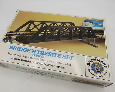 Bachmann HO Scale Bridge'n Trestle Set #2924 NIB 17 Pieces • $12.50