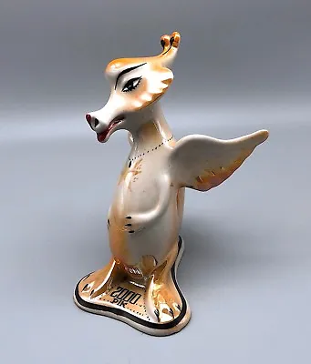 Porcelain Golden Dragon Figurine Ukraine  • $35