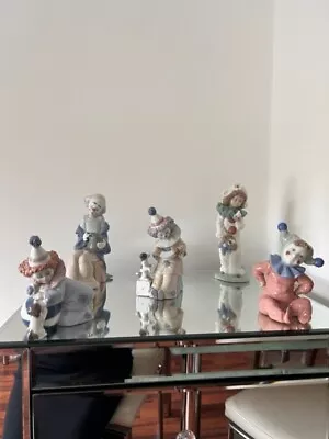 Lladro/nao Collection Of Clowns • £130