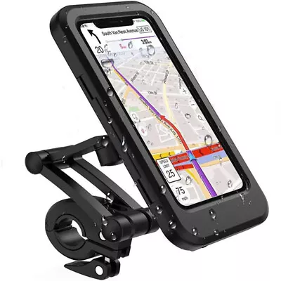 Waterproof Bike Cell Phone Holder Front Cycling Motorcycle Bicycle Case Portable • $14.97