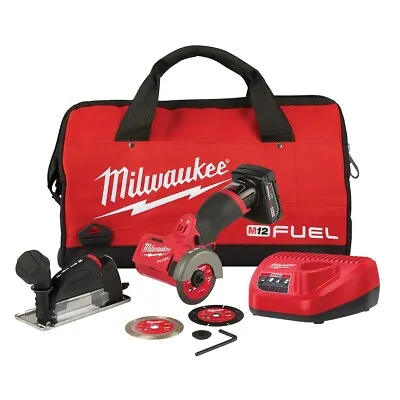 Milwaukee 2522 M12 FUEL 3  Cut Off Tool Grinder Kit With Battery And Charger • $205.01