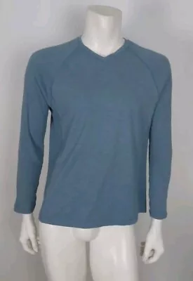 Calvin Klein Thermal V Neck Long Sleeve Shirt Men's Size S • $19.95