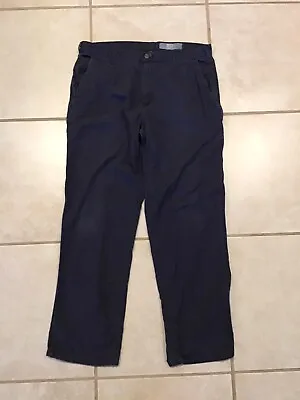 Carhartt 383-20 Dungaree Work Pants Dark Blue TAG: 36x32 ACTUALLY: 36x30.5 • $26.95