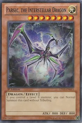 Yugioh! Parsec The Interstellar Dragon - LTGY-EN015 - Common - 1st Edition Near • $0.99