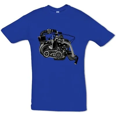 $18.75 • Buy Unique Fiat 126 / 500 Aircooled Engine T-shirt - Free Postage