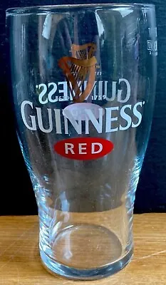 £10 • Buy 2 Very Rare Vintage Guinness Red Half Pint Glasses 10oz Brand New Bar Mancave