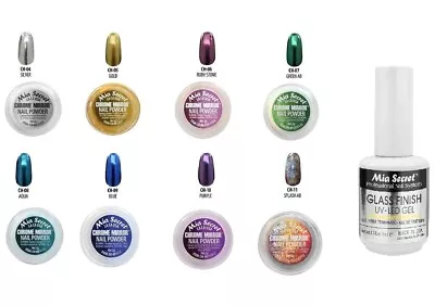 Mia Secret Chrome Mirror Nail Art Powder 2g - Pick Your Color • $92.50