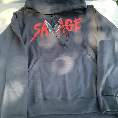 Maverick Logo #SAVAGE Logan Paul Custom Print Graphic Hoodie #330 • $18.91