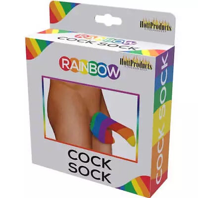 Rainbow Cock Sock • £6.99