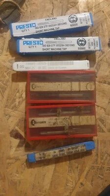 £12 • Buy Metric Taps M4 M5 M6 M8 M10 M12 Presto Osg Engineering Quality Tap And Die Set 