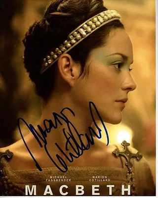 MARION COTILLARD Signed Autographed 8x10 MACBETH Photo • $134.40