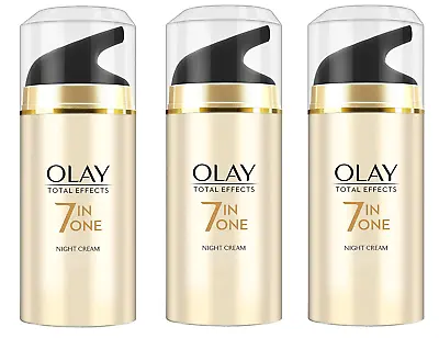 Olay Total Effects 7 In One Night Cream 1.76 Oz (3 Pack) • $29.99