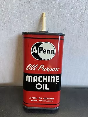 APenn Nice 4 Oz Red Oiler Machine Oil Can • $65