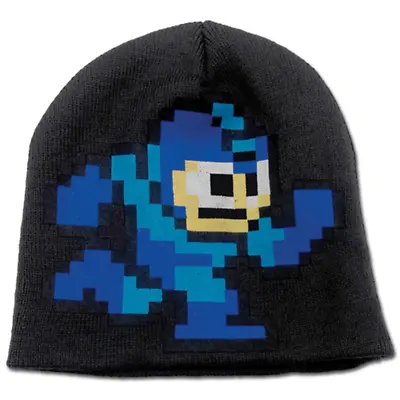 Mega Man Beanie Hat Megaman Protoman Costume Blue Headpiece Nintendo Capcom Gift • $30.81