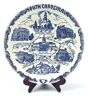 South Carolina Collectible Plate 10.5  Vernon Kilns For Kimbrells Furniture Gift • $28.99