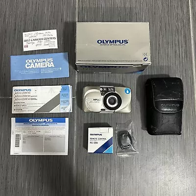 Olympus Mju Zoom 140 Digital Camera JAPAN W/box + Warranty Papers + Remote *READ • $120