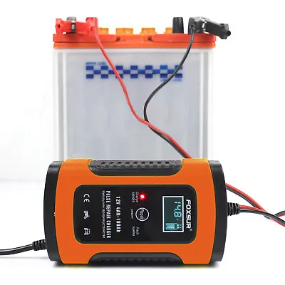 Universal Automatic Car Battery 12V DC 6A Motorbike Repair Battery Charger  • £14.99