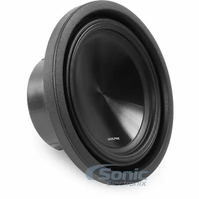 Alpine SWT-10S4 SWT Series 1000W 10  Single 4-ohm Shallow Mount Car Subwoofer • $219.95