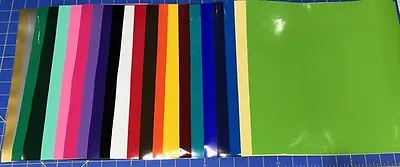 12 12 X12  Sheets Oracal 651 Craft Adhesive Vinyl For Cricut Choose Or Mix Color • $12.95
