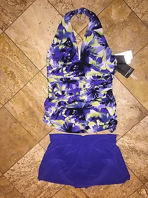 Magicsuit By Miraclesuit Swimsuit Tankini Skirt Set Starry Night Traci NWT $200 • $58.38