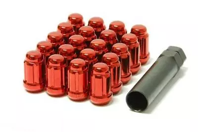 Muteki 41885R Chrome Red 12mm X 1.25mm Closed End Spline Drive Lug Nut Set...  • $85.24