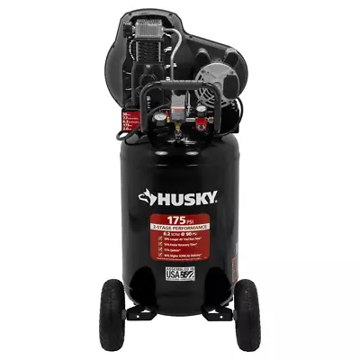 Electric Air Compressor 30 Gal. Portable Vertical 175 PSI Oil Lubed Belt Drive • $723.28
