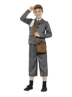 £18.99 • Buy WW2 Evacuee Boy Costume, With Jacket, Trousers