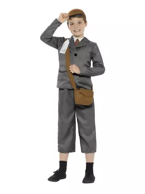 £20.99 • Buy WW2 Evacuee Boy Costume, With Jacket, Trousers