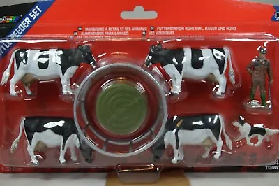 £14.95 • Buy BRITAINS FARMS COWS Toy Cattle Cow Feeder And Dog Scale 1 : 24 Model Cattle Farm