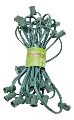 Aurio 25 Socket C7/C9 Commercial Grade Christmas Light Stringer 26' 12  Spacing • $15.99